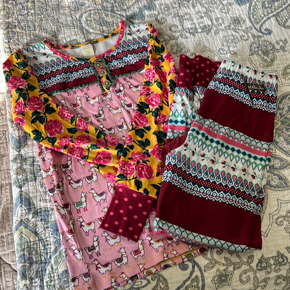 Matilda Jane Christmas PJs, size 10